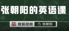 除夕来搜狐视频关注流领红包 关注张朝阳直播和《张朝阳的英语